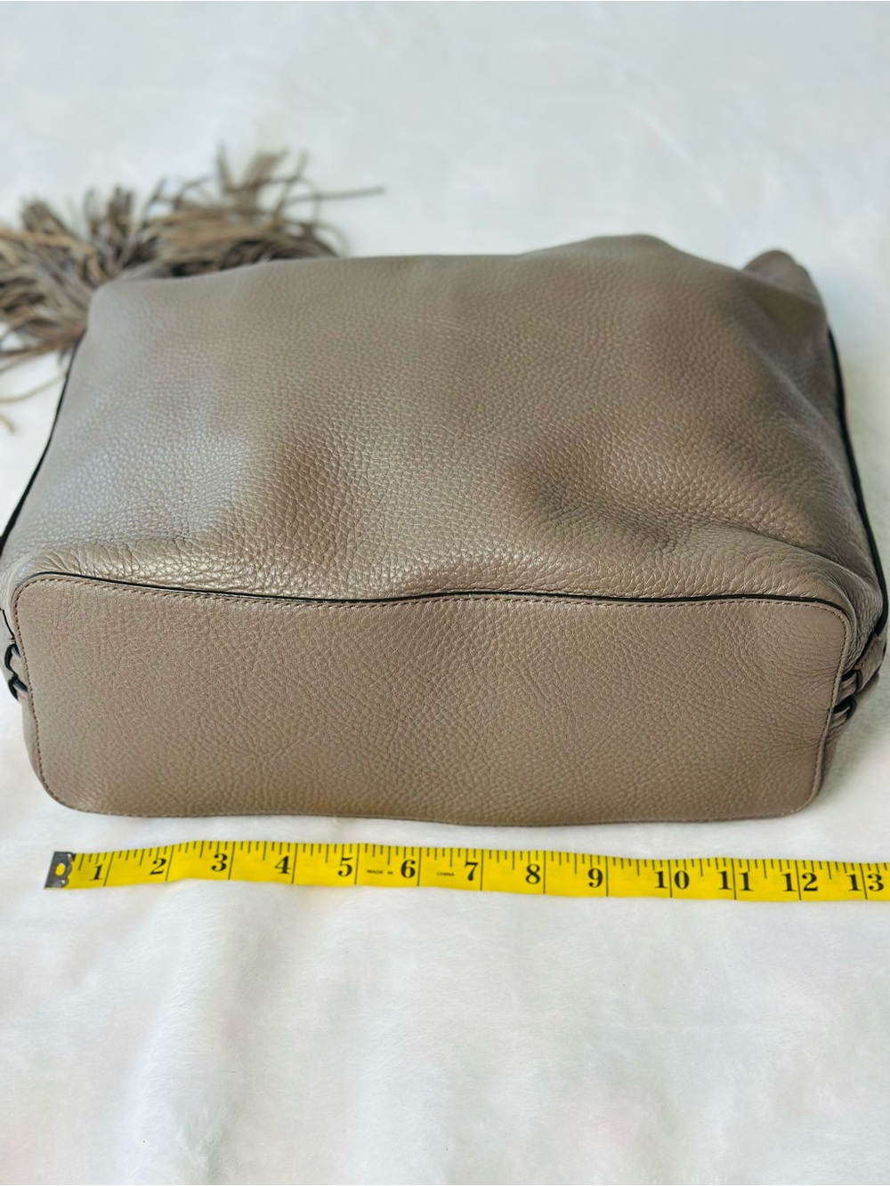 Rebecca Minkoff Isobel Hobo Slouchy Bag in Taupe Pebbled Color - Picture 3 of 7